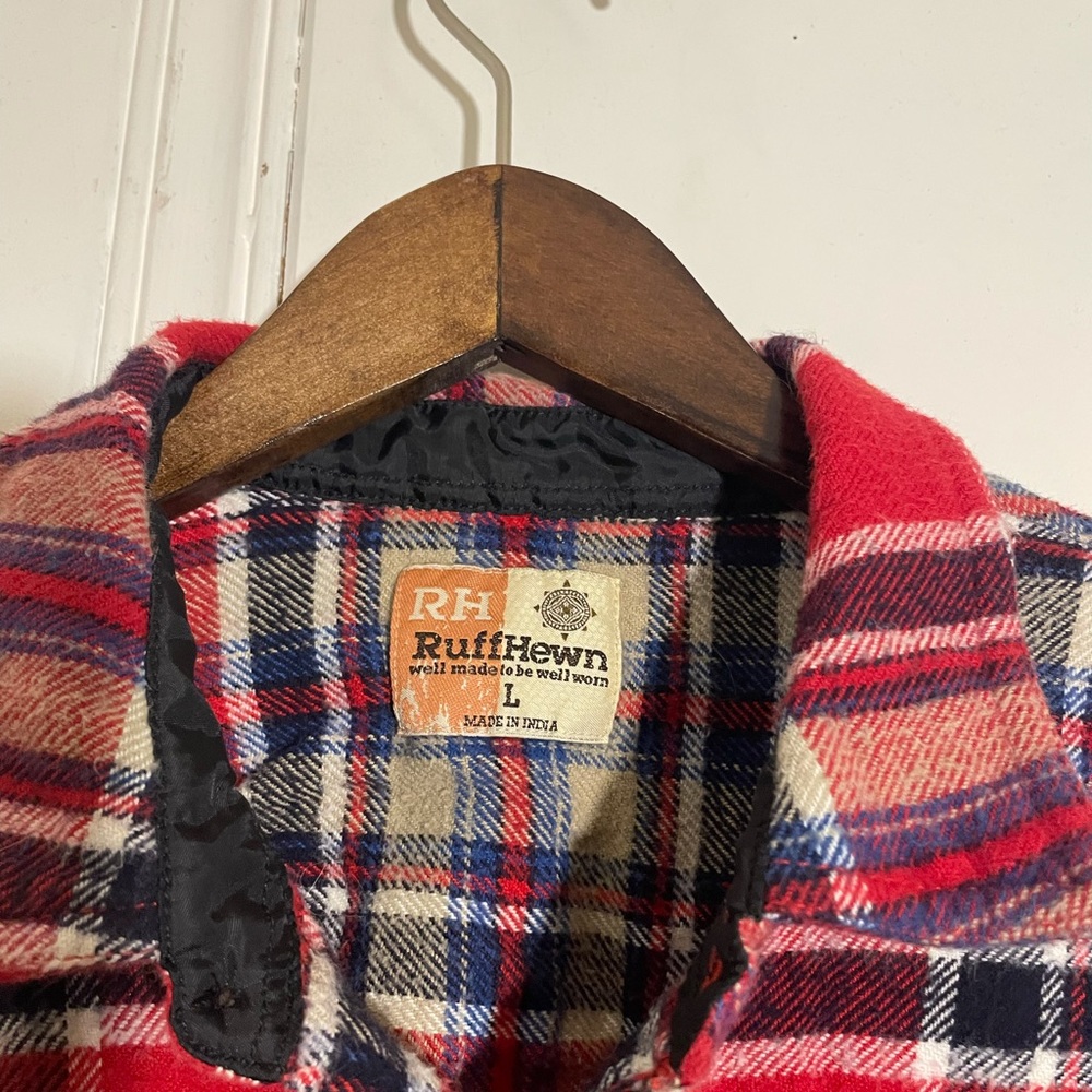 VINTAGE 90S RUFF HEWEN FLANNEL - Picture 3 of 3